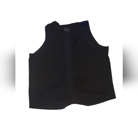 Old Navy Active Black Mesh Inset Tank Top Size L - Picture 1 of 3